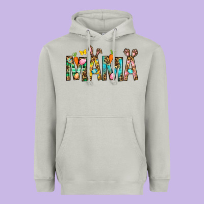 Easter Mama Heavyweight Hoodie Designed By Bundleandbundleshop