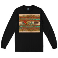 Black arrow wooden sunflower Long Sleeve Tee - Artiststas