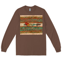 Chestnut arrow wooden sunflower Long Sleeve Tee - Artiststas