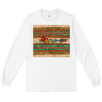 White arrow wooden sunflower Long Sleeve Tee - Artiststas