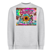 Heather Grey auntie like a mom Heavyweight Sweatshirt - JahusDesignShop