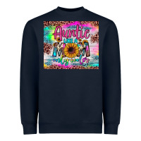 Navy auntie like a mom Heavyweight Sweatshirt - JahusDesignShop
