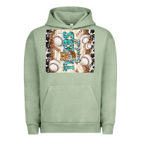 Pigment Oil Green tigers baseball with tiger Urban Hoodie - TumblerDesignByShophia