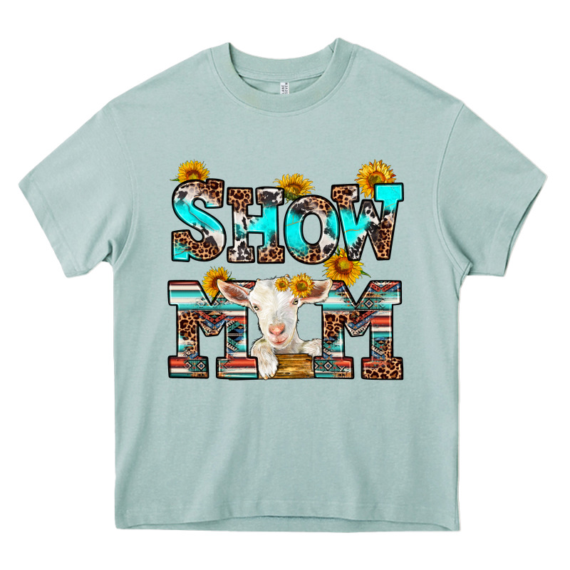 Show Mom Goat Heavy Core Tee by RanaPortraitStore | Teevron
