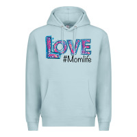 Blue Mist Love Mom Life Premium Hoodie - Bettercallsaul