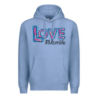 Colony Blue Love Mom Life Premium Hoodie - Bettercallsaul