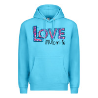 Ocean Blue Love Mom Life Premium Hoodie - Bettercallsaul