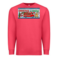 Cardinal christmas is coming license plate Premium Sweatshirt - BundleAndBundleShop
