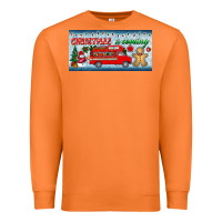 Carrot christmas is coming license plate Premium Sweatshirt - BundleAndBundleShop