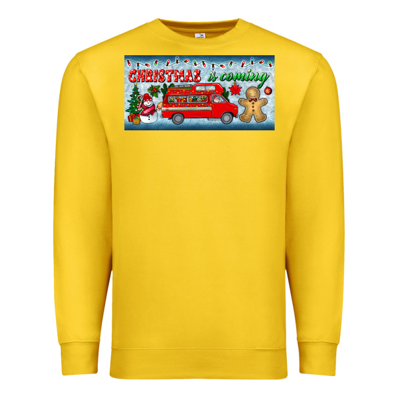 Christmas Is Coming License Plate Premium Sweatshirt by BundleAndBundleShop | Teevron