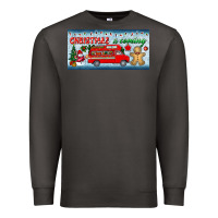 Smoke christmas is coming license plate Premium Sweatshirt - BundleAndBundleShop