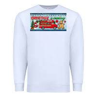 White christmas is coming license plate Premium Sweatshirt - BundleAndBundleShop