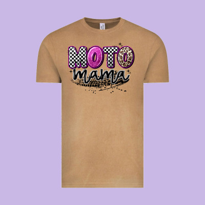 Moto Mama Vintage Tee Designed By Artiststas