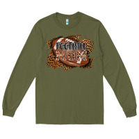 Army Green football mom Long Sleeve Tee - AdoDesignShop