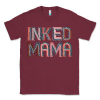 Burgundy inked mama Classic Tee - JahusDesignShop