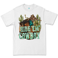 White ride em cowboy Premium Tee - texasbilliewilder