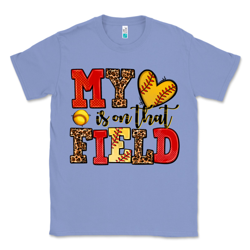 My Heart Is On That Field Softball Classic Tee by AdoDesignShop | Teevron