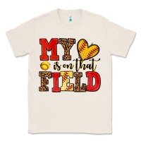 Natural my heart is on that field softball Classic Tee - AdoDesignShop