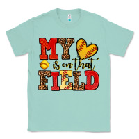 Seafoam my heart is on that field softball Classic Tee - AdoDesignShop