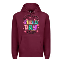 Burgundy field day let the games begin Premium Hoodie - JahusDesignShop