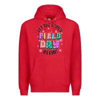 Red field day let the games begin Premium Hoodie - JahusDesignShop
