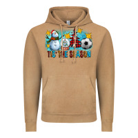 Vintage Camel Tis The Season Christmas With Soccer Ball And Snowman Vintage Hoodie - FaDigitalArtStudio