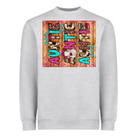 Heather Grey auntie heifer Heavyweight Sweatshirt - JahusDesignShop