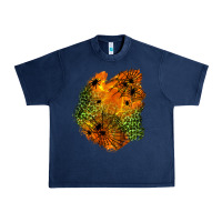 Navy spider leopard  halloween patch Urban Heavy Tee - BundleAndBundleShop