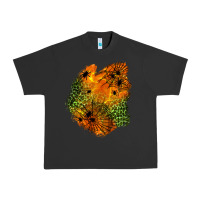 Pigment Black spider leopard  halloween patch Urban Heavy Tee - BundleAndBundleShop