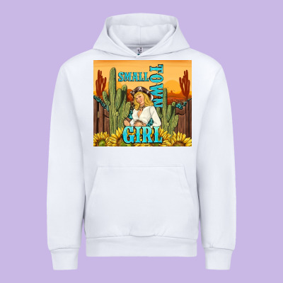 Small Town Girl Urban Hoodie Designed By Tumblerdesignbyshophia