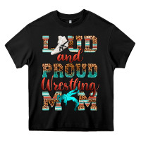 Black loud and proud wrestling mom Heavy Core Tee - RanaPortraitStore
