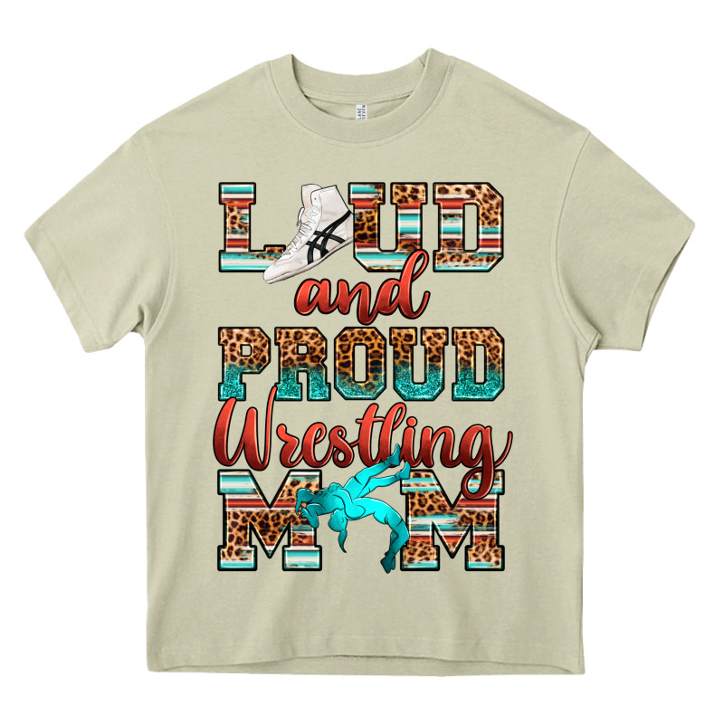 Loud And Proud Wrestling Mom Heavy Core Tee by RanaPortraitStore | Teevron