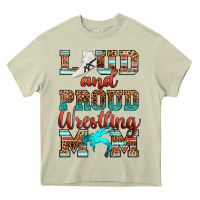 Mossy loud and proud wrestling mom Heavy Core Tee - RanaPortraitStore