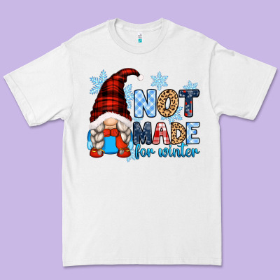 Not Made For Winter With Gnome Premium Tee Designed By Zillion Design Studio