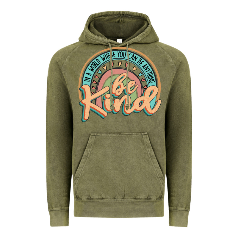 Be Kind Vintage Hoodie by JahusDesignShop | Teevron