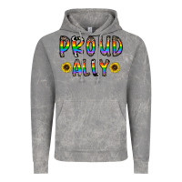 Cloud Rock proud ally Vintage Hoodie - CowhideDigitalArt