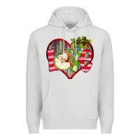 Dove Grey Love Christmas Santa Premium Hoodie - Bettercallsaul