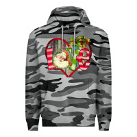 Slate Camo Love Christmas Santa Premium Hoodie - Bettercallsaul
