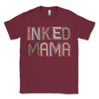 Burgundy inked mama Classic Tee - JahusDesignShop