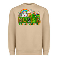 Mushroom st patricks nurse Heavyweight Sweatshirt - AdoDesignShop