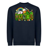 Navy st patricks nurse Heavyweight Sweatshirt - AdoDesignShop