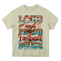 Mossy loud and proud football mom Heavy Core Tee - RanaPortraitStore