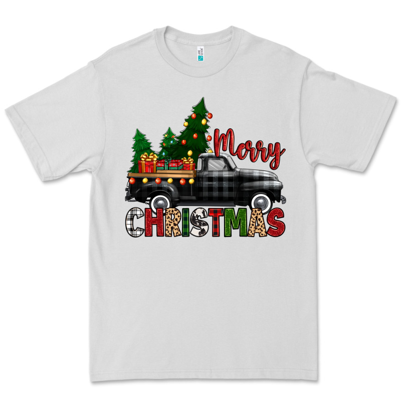 Merry Christmas With Black Truck Premium Tee by Zillion Design Studio | Teevron