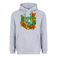 Heather Grey St.Patrick's Good Luck Heavyweight Hoodie - BundleAndBundleShop