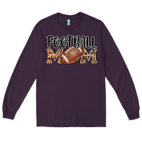Plum football mom Long Sleeve Tee - AdoDesignShop