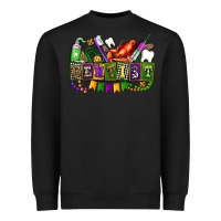 Black mardi gras dentist Heavyweight Sweatshirt - AdoDesignShop
