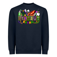 Navy mardi gras dentist Heavyweight Sweatshirt - AdoDesignShop