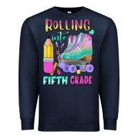 Navy rolling into fifth grade Premium Sweatshirt - BundleAndBundleShop