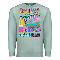 Seafoam rolling into fifth grade Premium Sweatshirt - BundleAndBundleShop