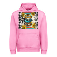 Fuchsia Pink ocd with cow Urban Hoodie - TumblerDesignByShophia